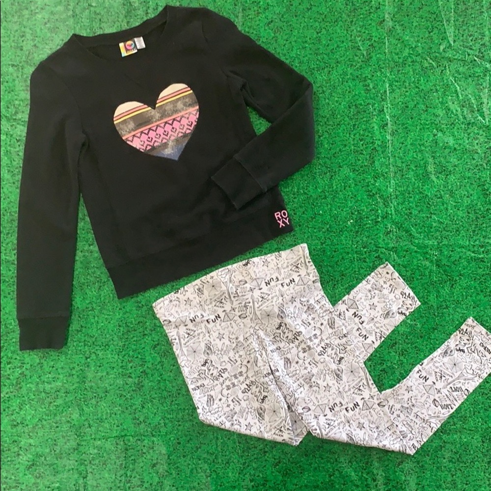 Roxy sweater & d-Signed NWT leggings M